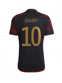 Billige Tyskland Serge Gnabry #10 Bortedrakt VM 2022 Kortermet